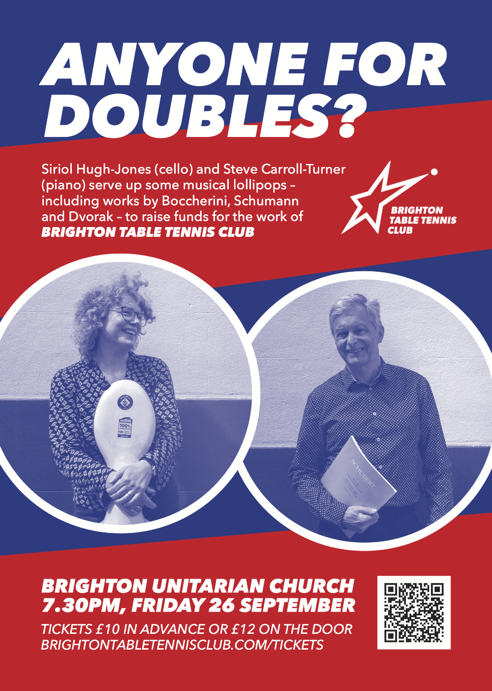 Siriol Hugh-Jones in charity fundraising concert for BTTC
